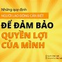 Luật Vệ Sinh An Toàn Lao Động Mới Nhất