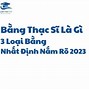 Thạc Sĩ Cần Bằng Tiếng Anh Gì